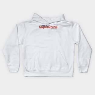 Super Drunk red Kids Hoodie